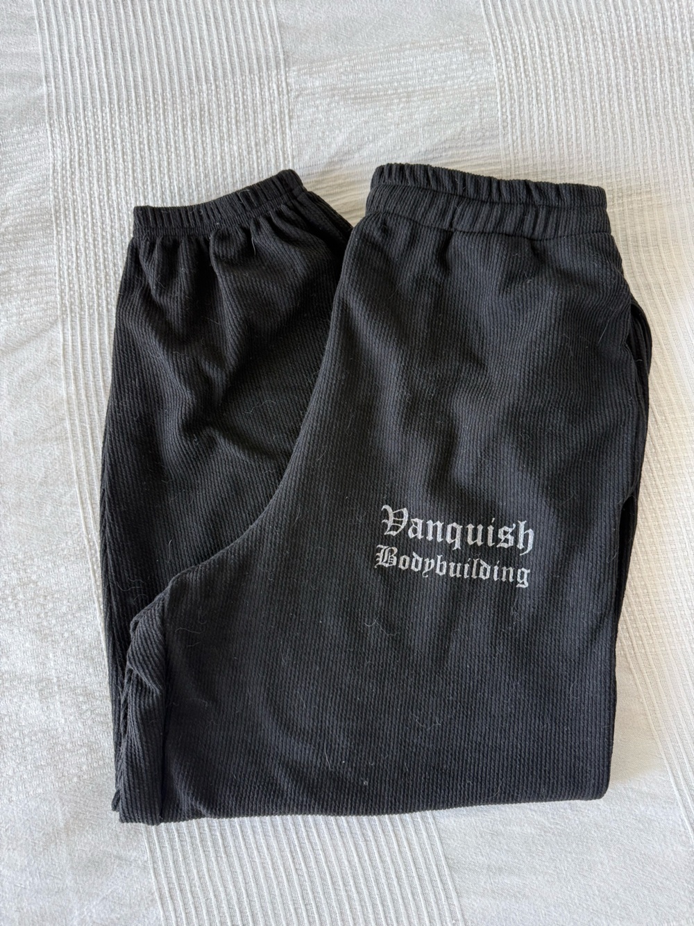 Vanquish Bodybuilding Men's Black Sweatpants